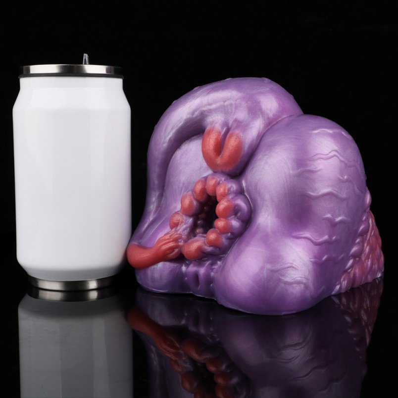 Fantasy Monster Kont Pocket Pussi - Dubbele Kanaal Siliconen Masturbeerontwerp voor Mannen