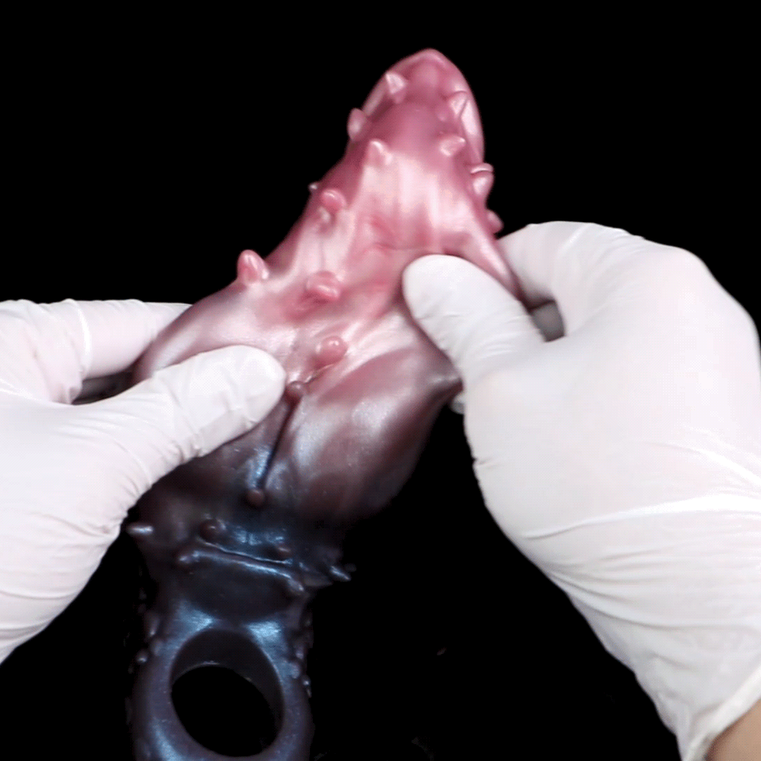 Fantasy Micropenis Lokale Expansie - Contact Textuur Silicone Penis Vergroter - Afbeelding 2