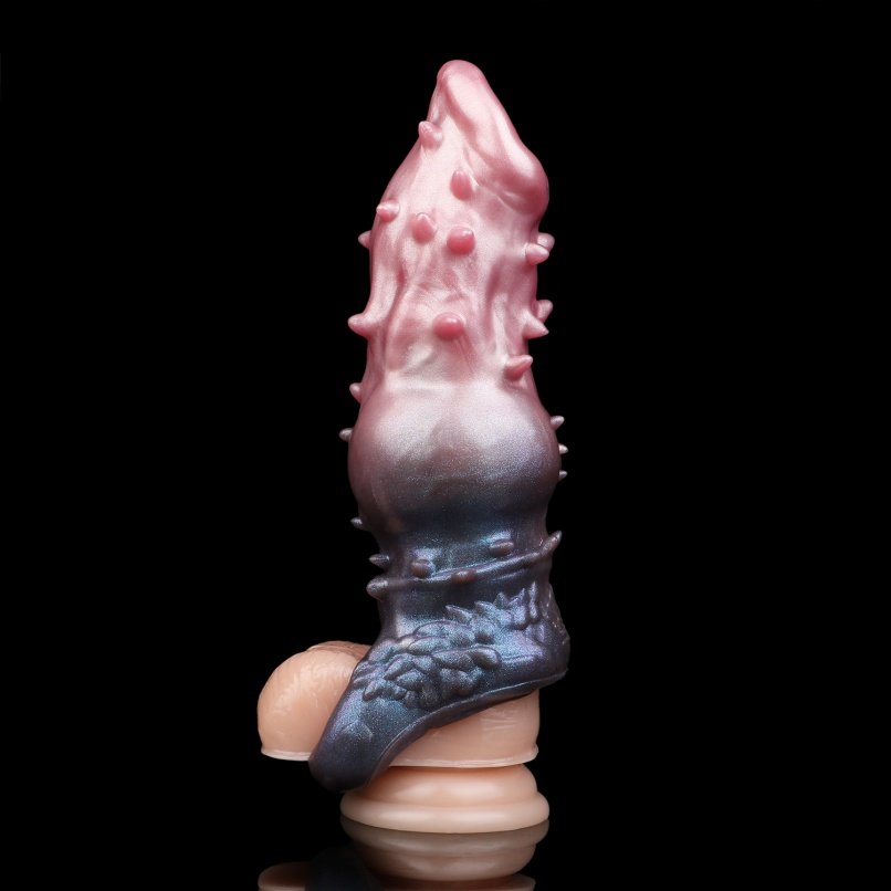 Fantasy Micropenis Lokale Expansie - Contact Textuur Silicone Penis Vergroter - Afbeelding 6
