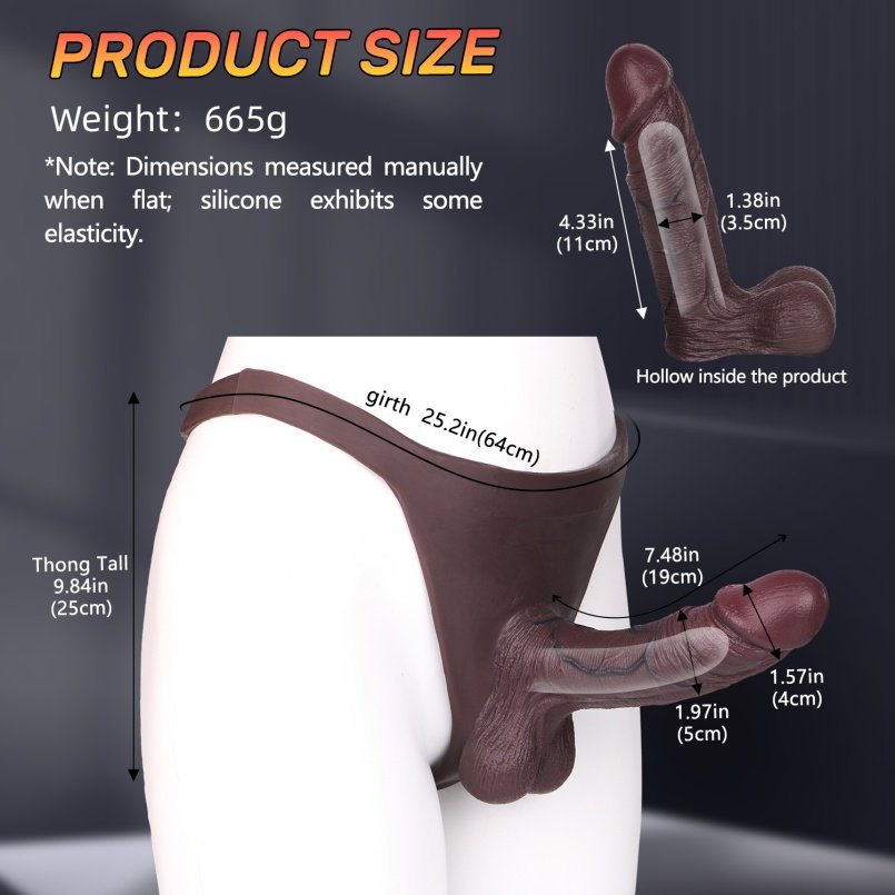 Zwarte Siliconen Sheath Underwear - Penis Verlenging en Versterking Accessoire voor Mannen - Afbeelding 9