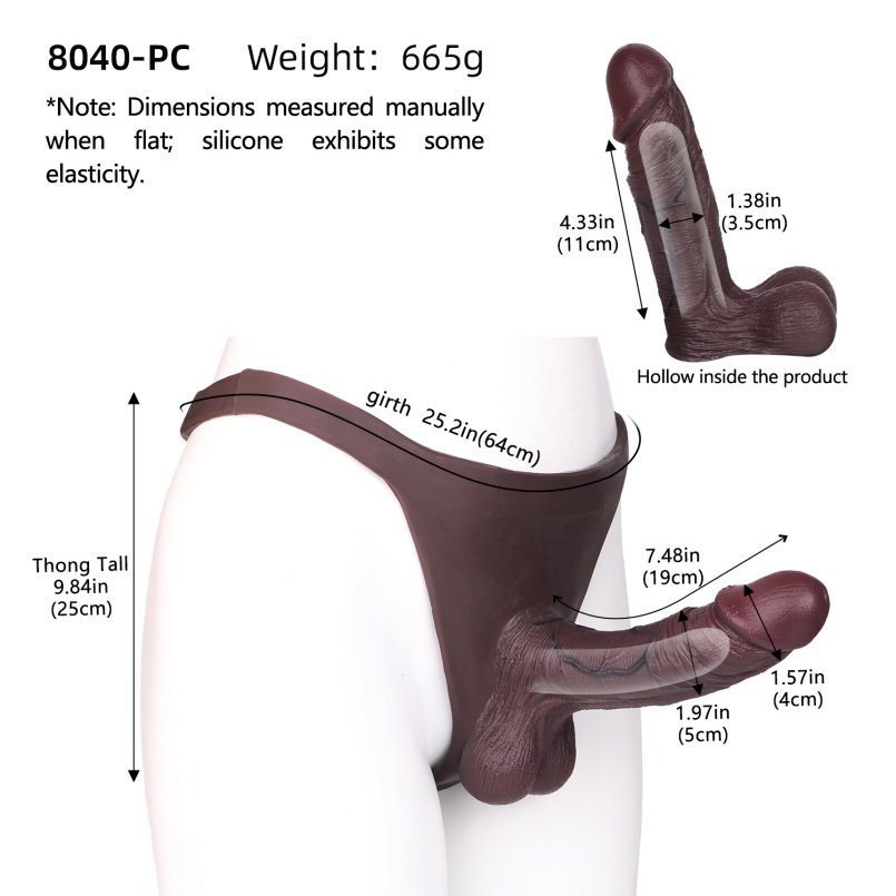 Zwarte Siliconen Sheath Underwear - Penis Verlenging en Versterking Accessoire voor Mannen - Afbeelding 5