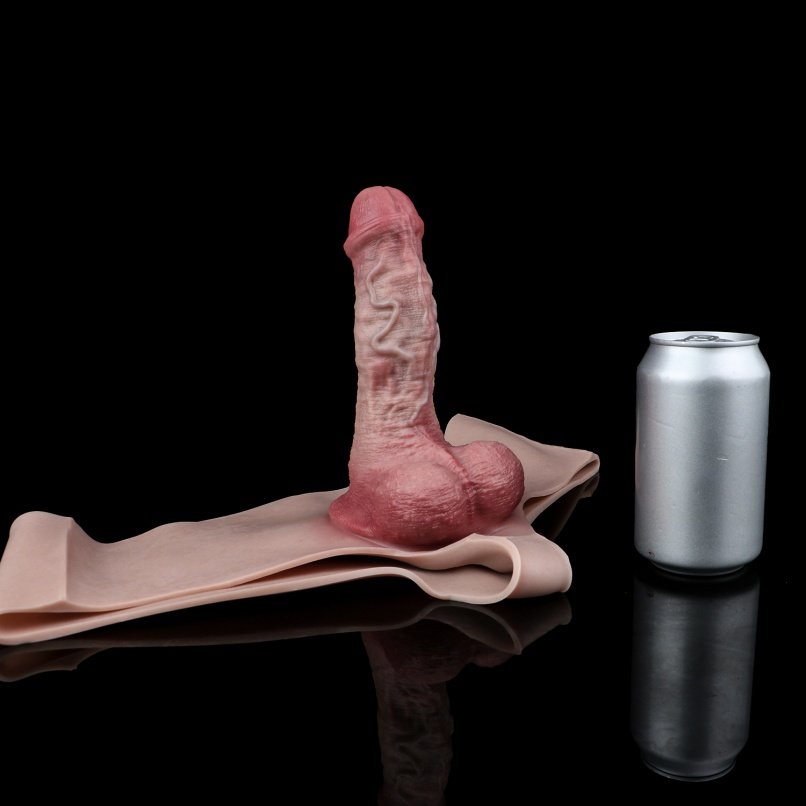 7,36 Inch Realistische Strapon Sheath Underwear - Vergroting en Versterking van de Manlijke Penis met Siliconen Accessoire - Afbeelding 5