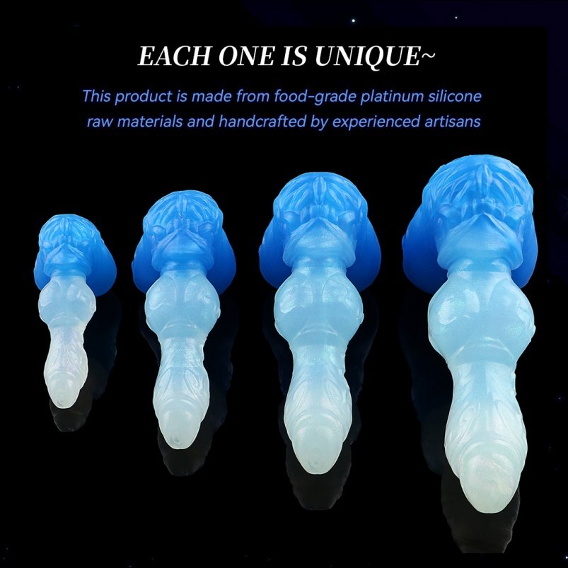 Fantasie Silicium Monster Dog Knot Dildo - Handenvrij Vrouwelijke Masturbatie Suction Cup Speeltje - Afbeelding 6