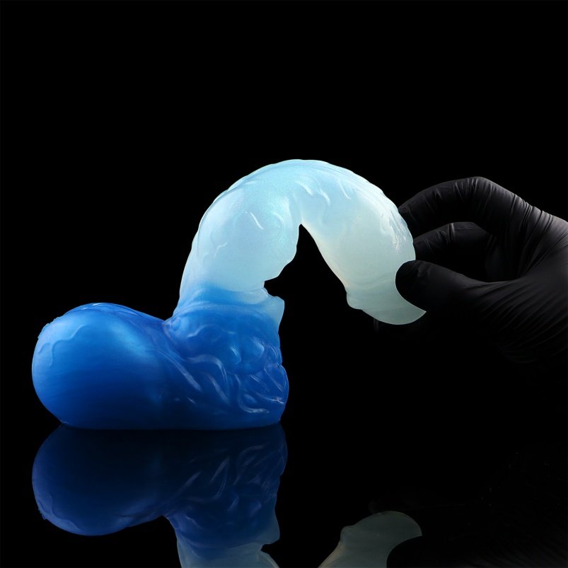 Fantasie Silicium Monster Dog Knot Dildo - Handenvrij Vrouwelijke Masturbatie Suction Cup Speeltje - Afbeelding 11
