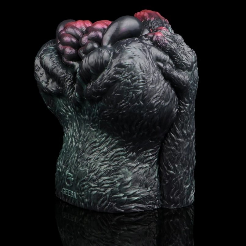Fantasie Monster Torso Siliconen Pocket Pussy - Dual-Channel Masturbator met Unieke Vacht-Textuur - Afbeelding 4
