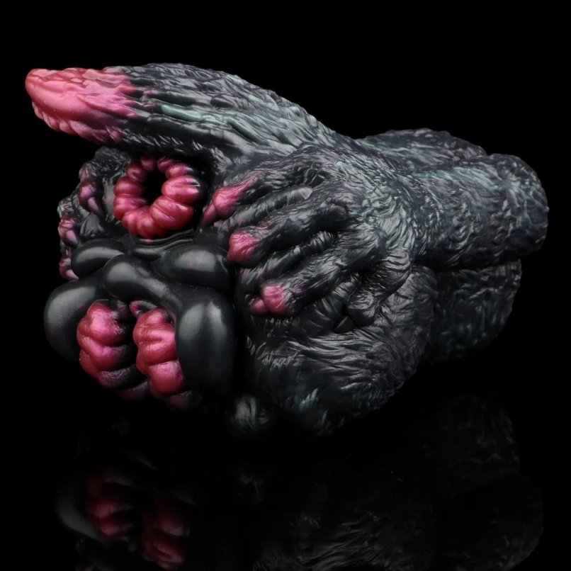 Fantasie Monster Torso Siliconen Pocket Pussy - Dual-Channel Masturbator met Unieke Vacht-Textuur - Afbeelding 10