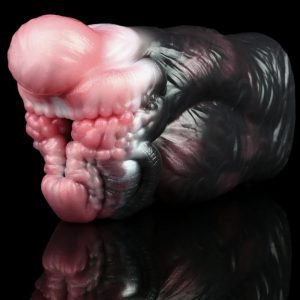 Realistische Fantasie Panda Pocket Pussy-Siliconen Masturbator met Harige Textuur voor Intense Blowjob Ervaring