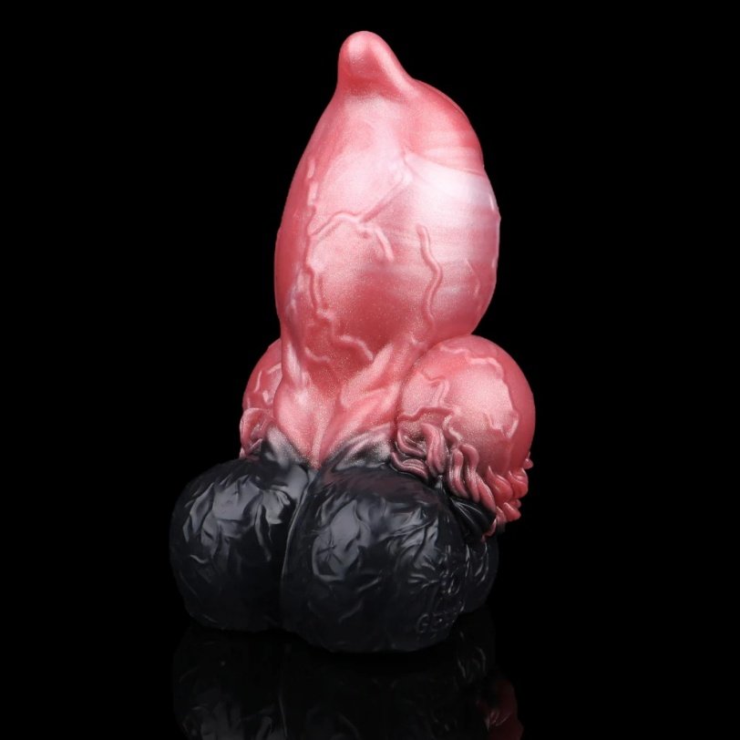 Fantasie Monster Knot Dildo & Pocket Pussy-2-in-1 Siliconen Masturbator & Penis Sleeve voor Mannen - Afbeelding 2