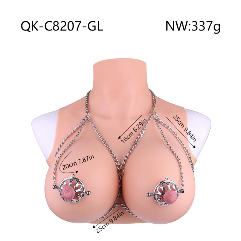 RVS Verstelbare Tepelklemmen met Siliconen Decoratie – Elegante BDSM Sieraden voor Intense Tepelstimulatie - Afbeelding 10
