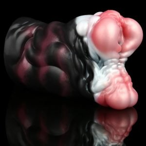 Fantasie Single-Channel Siliconen Pocket Pussy – Monsterlijke Dieren-Torso voor een Unieke 'Pijpen' Ervaring