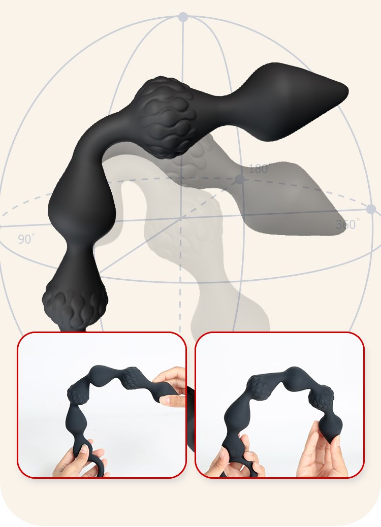 Fantasie Anal Beads Vibrator – Dubbele Stimulatie voor Prostaat Massage & Anale Sex - Afbeelding 10