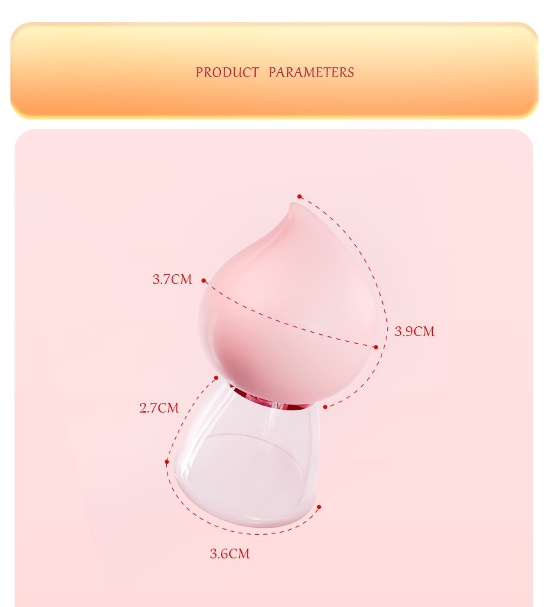 Schattige Perzik Clitoris Zuiger – Een Sappige Traktatie voor Discreet Genot & Tepelstimulatie - Afbeelding 11