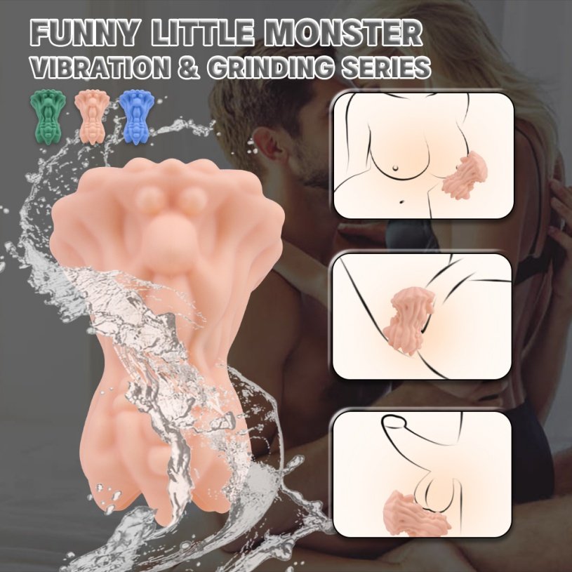 Liquid Siliconen Clitorale Massager Vibrator voor Zelfbevrediging - Fantasy Starlight Paratrooper Grinding Seks