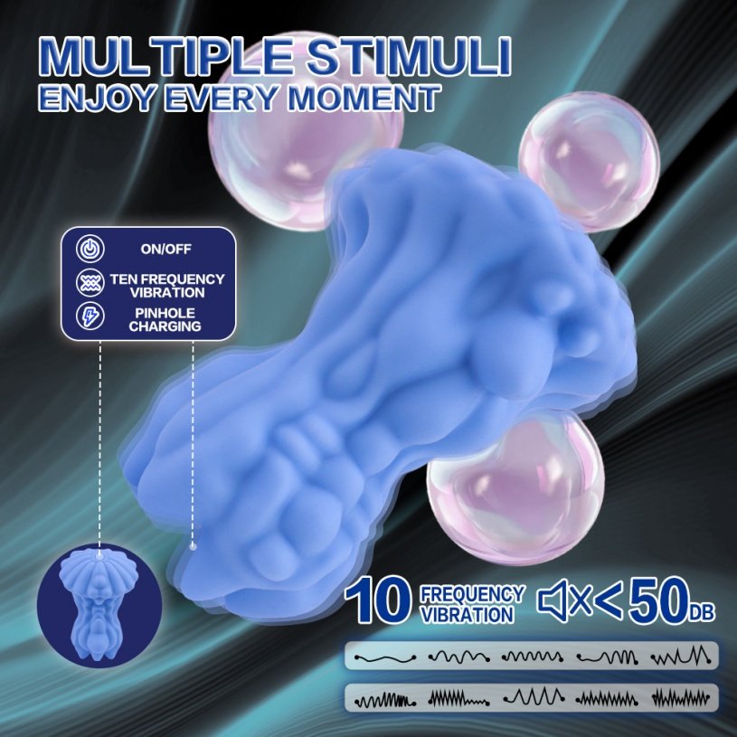 Liquid Siliconen Clitorale Massager Vibrator voor Zelfbevrediging - Fantasy Starlight Paratrooper Grinding Seks - Afbeelding 2