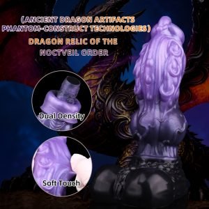 Fantasie 9.05 Inch Siliconen Dog Dildo met Knot – Dual-Layer Monster Cock voor Vaginale Locking & Expansie