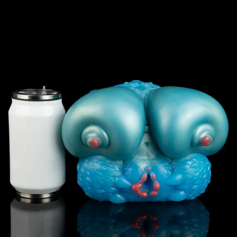 Fantasie Gehoornde Antilope Borsten Pocket Pussi – Single-Channel Masturbator met Enorme Grip & Veren-Textuur