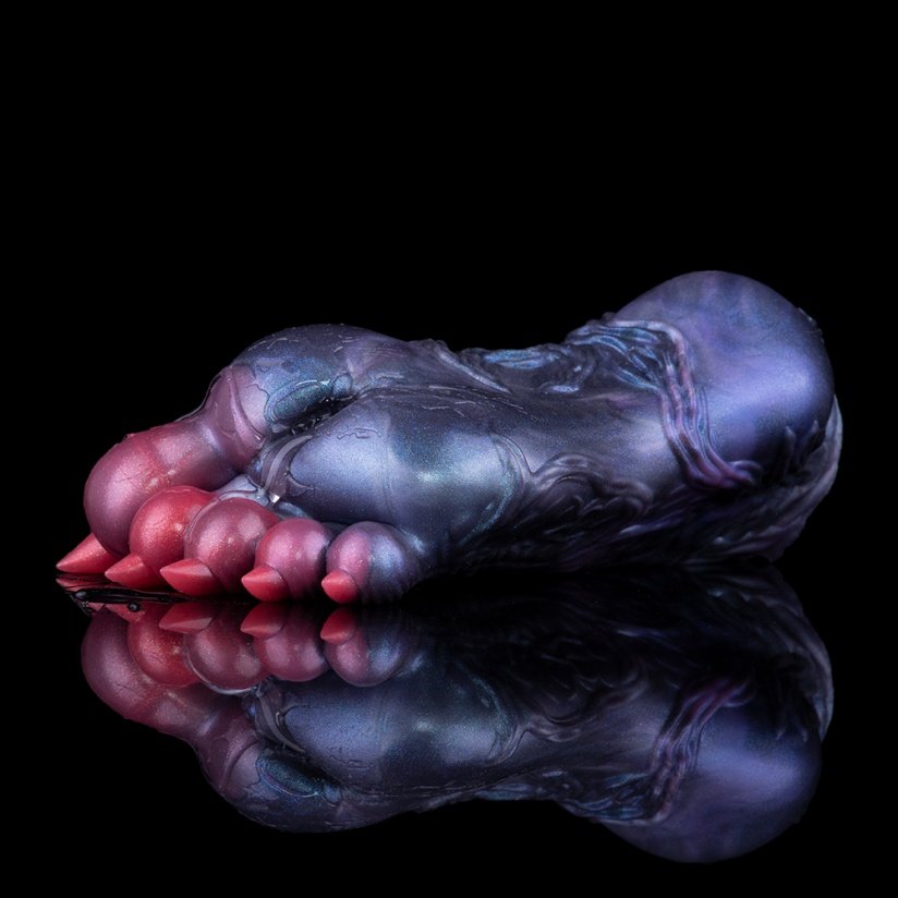 Fantasie Demonenvoet Pocket Pussy-Verborgen Kanaal Siliconen Masturbator voor Intense Voetfetisj Stimulatie - Afbeelding 6