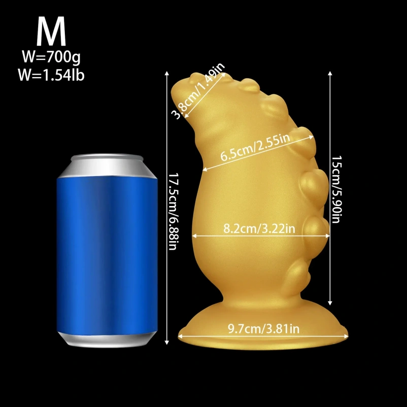 Heavy Fetish Fantasy Fist Dildo - Expansie & Goudkleurige Monstercock voor Extreme Vulling - Afbeelding 7