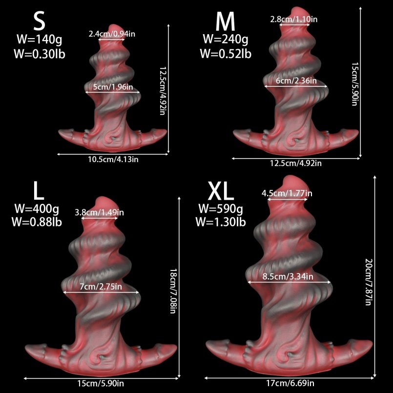 Alien Shark Egg Fantasy Anal Dildo – Heavy Fetishes Sex Toys voor Vrouwelijke Orgasmes en Expansie - Afbeelding 12