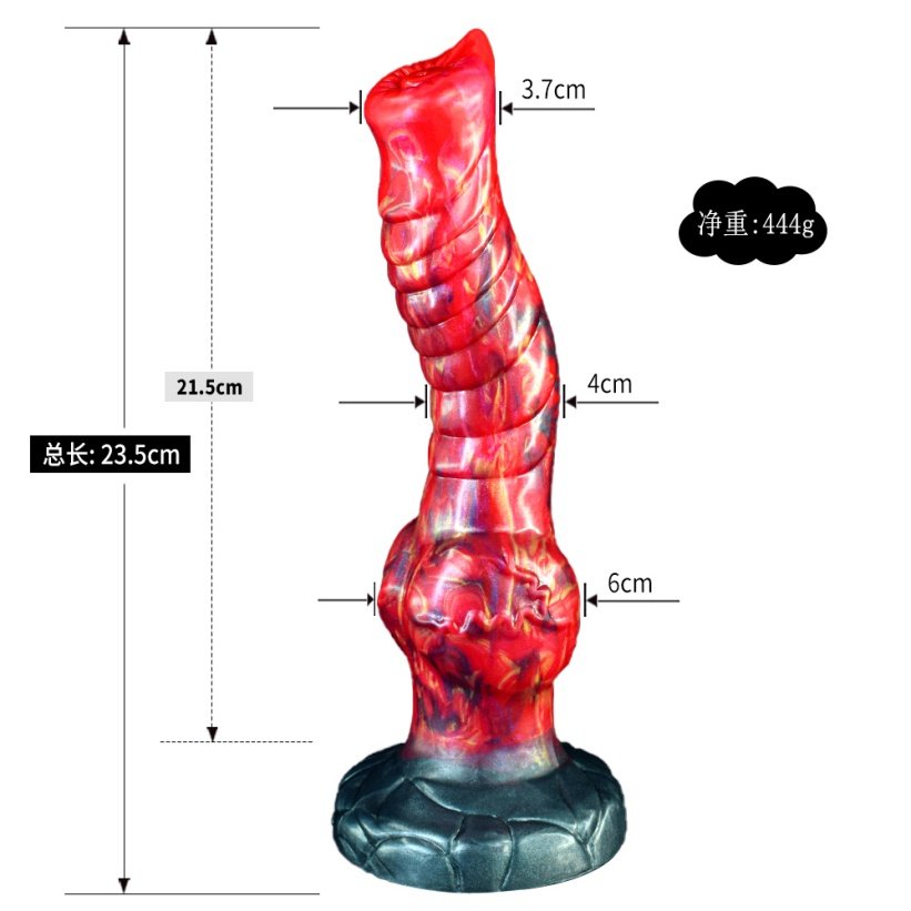 Monster Knot Anal Fantasy Dildo-Handsfree Genot met Zuignap voor Vrouwen die Masturberen - Afbeelding 10