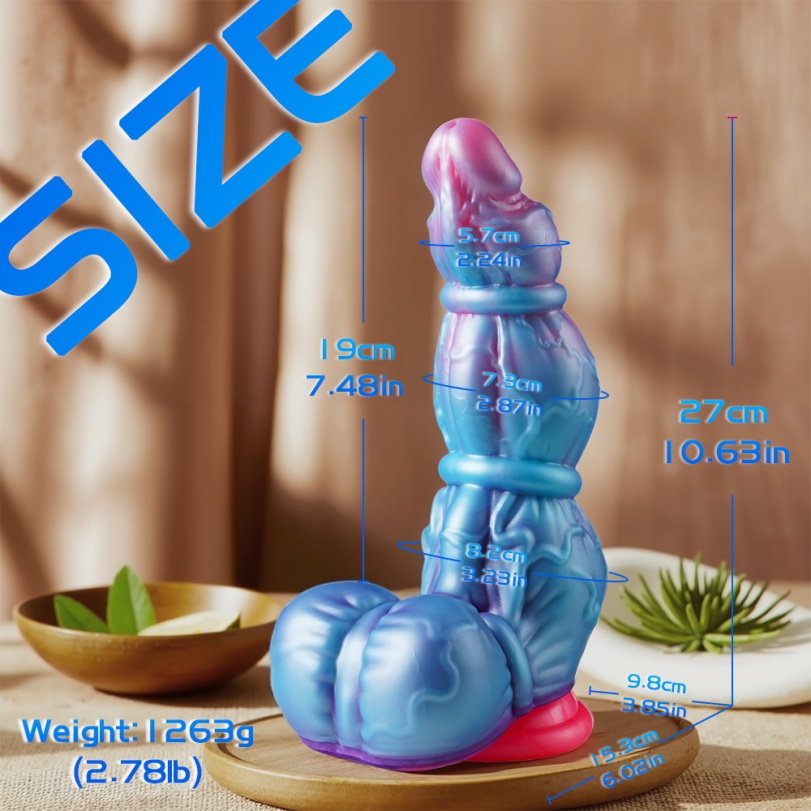 Alien Monster Fantasy Dildo: Grote Lullen voor Extreme G-Spot Expansie en Orgasmes bij Masturberende Vrouwen - Afbeelding 3