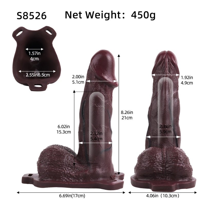 Verlengende en Verdikkende Penis Lederen Harnas Sheath – Oplossing voor een Stijve Pik en Gigantische Omvang - Afbeelding 4