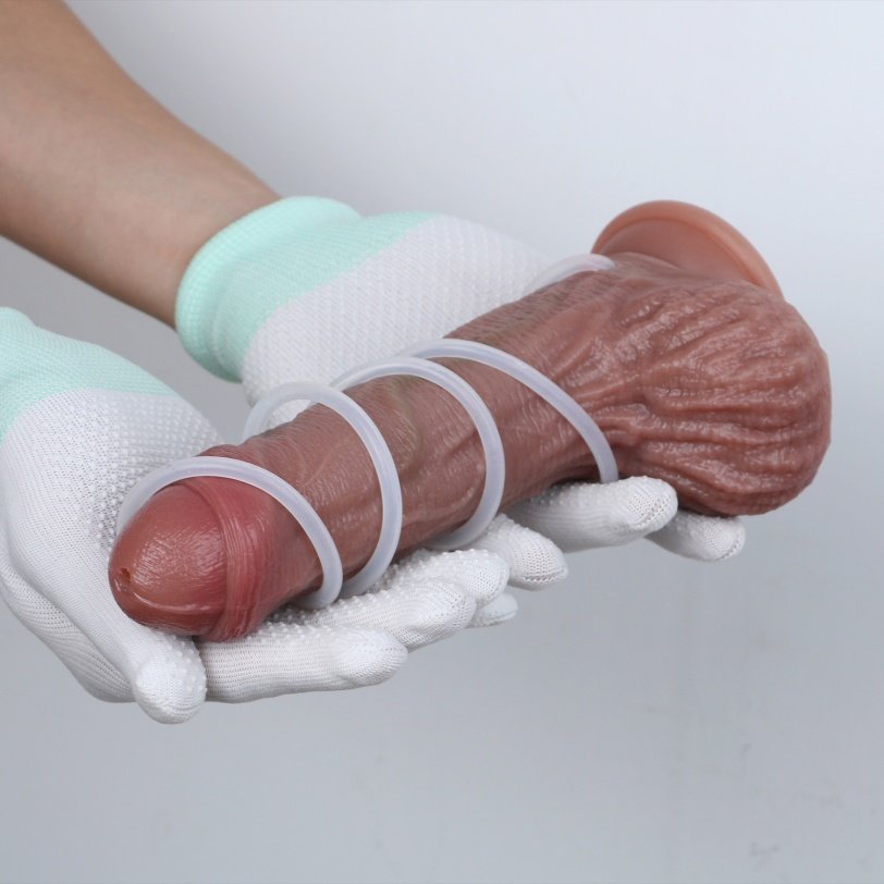 Realistische Strapon Squirting Dildo met Zuignap-Beweegbare Huid & Ejaculatie Functie voor Vrouwen die Masturberen - Afbeelding 3