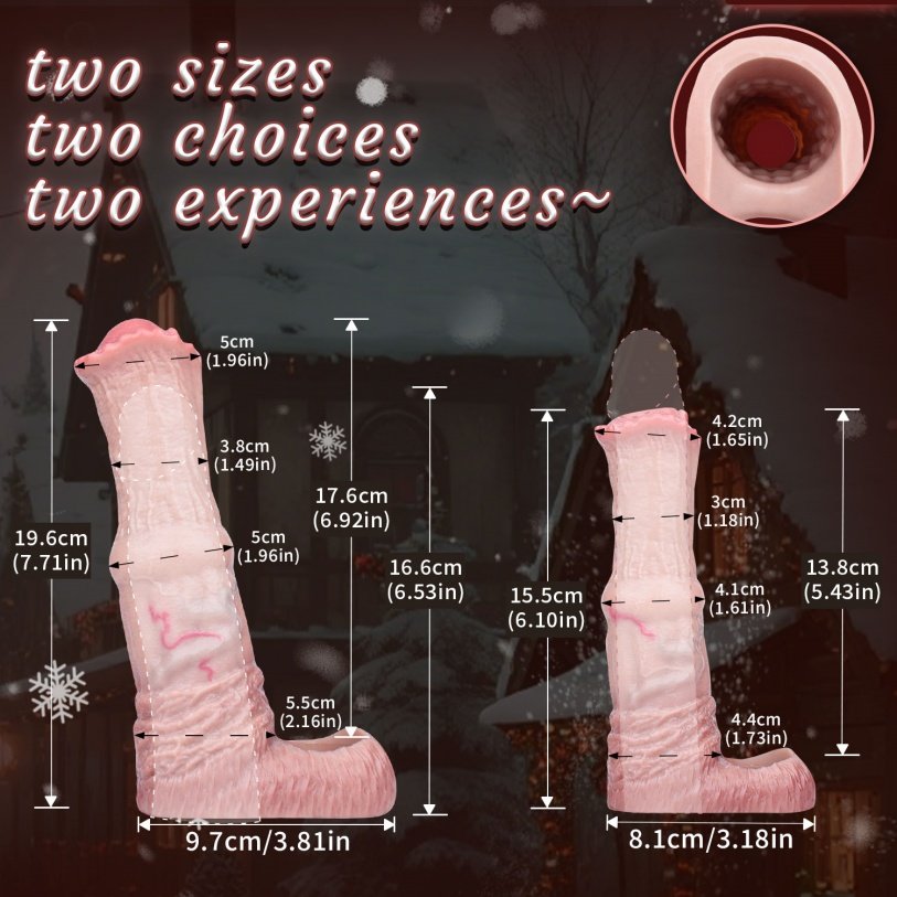 Realistische Vlezige Siliconen Fantasy Horse Cock Sleeve – Teelbal-fixatie Zaadcontrole Ring voor Langere Erectie - Afbeelding 7