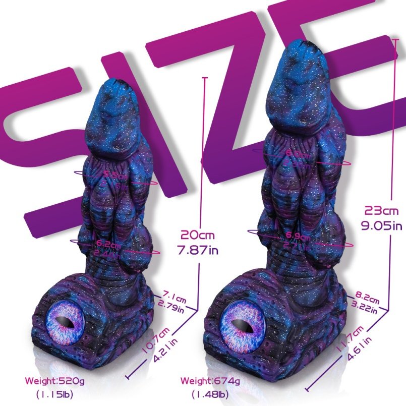 Fantasie Alien Siliconen Dildo met Zuignap – Buitenaardse Textuur voor Intense G-Spot Orgasmes - Afbeelding 4