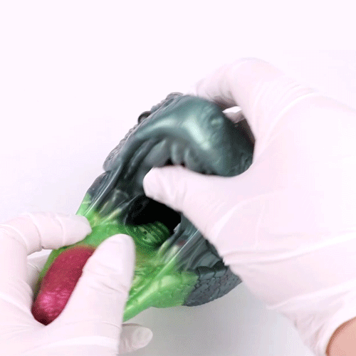 Fantasie Hagedis Blowjob Siliconen Pocket Pussi - Mannelijke Penis Massage & Animal Sex Pop - Afbeelding 4