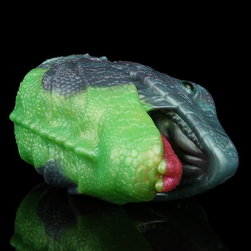 Fantasie Hagedis Blowjob Siliconen Pocket Pussi - Mannelijke Penis Massage & Animal Sex Pop - Afbeelding 7