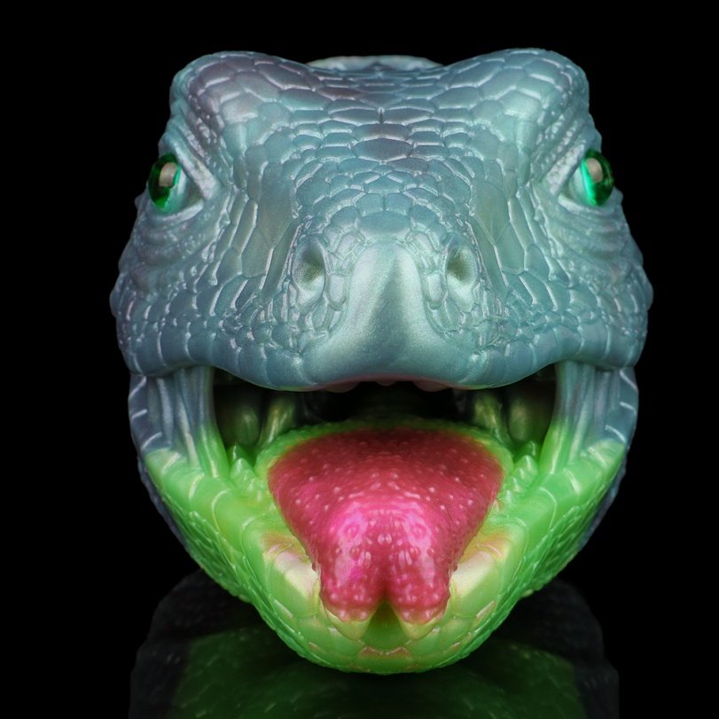 Fantasie Hagedis Blowjob Siliconen Pocket Pussi - Mannelijke Penis Massage & Animal Sex Pop - Afbeelding 10