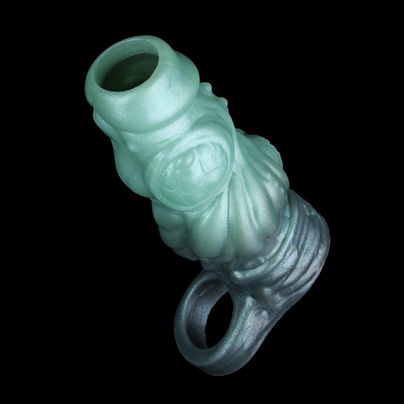 Fantasy Knot Cock Sleeve & Penisverlenger Verleng de Seksuele Duur & Train Gevoeligheid - Wearable voor Mannen - Afbeelding 3
