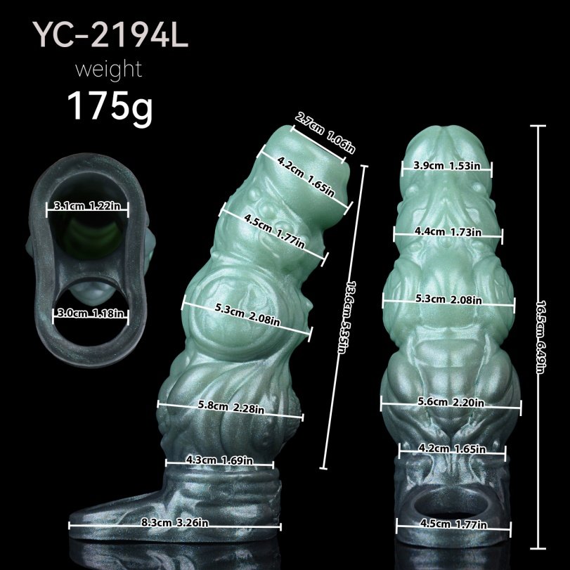 Fantasy Knot Cock Sleeve & Penisverlenger Verleng de Seksuele Duur & Train Gevoeligheid - Wearable voor Mannen - Afbeelding 7