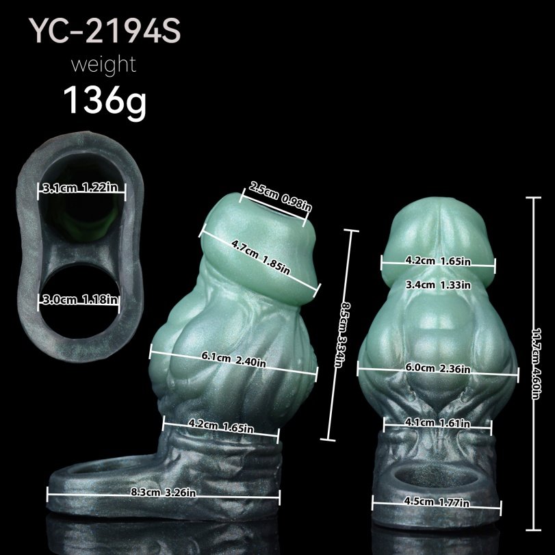 Fantasy Knot Cock Sleeve & Penisverlenger Verleng de Seksuele Duur & Train Gevoeligheid - Wearable voor Mannen - Afbeelding 9