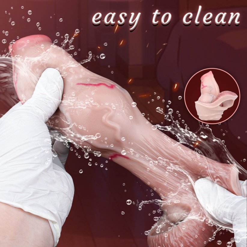 Realistische Dog Knot Penissleeve-Voor een Intense Verlenging en een Rotsvaste Erectie - Afbeelding 9