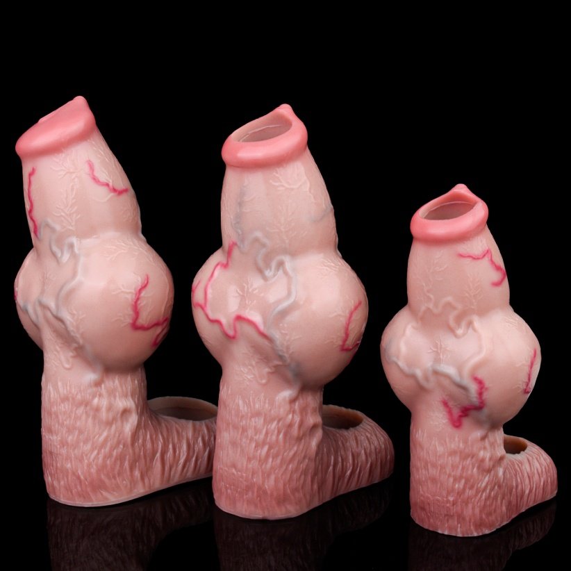 Realistische Dog Knot Penissleeve-Voor een Intense Verlenging en een Rotsvaste Erectie