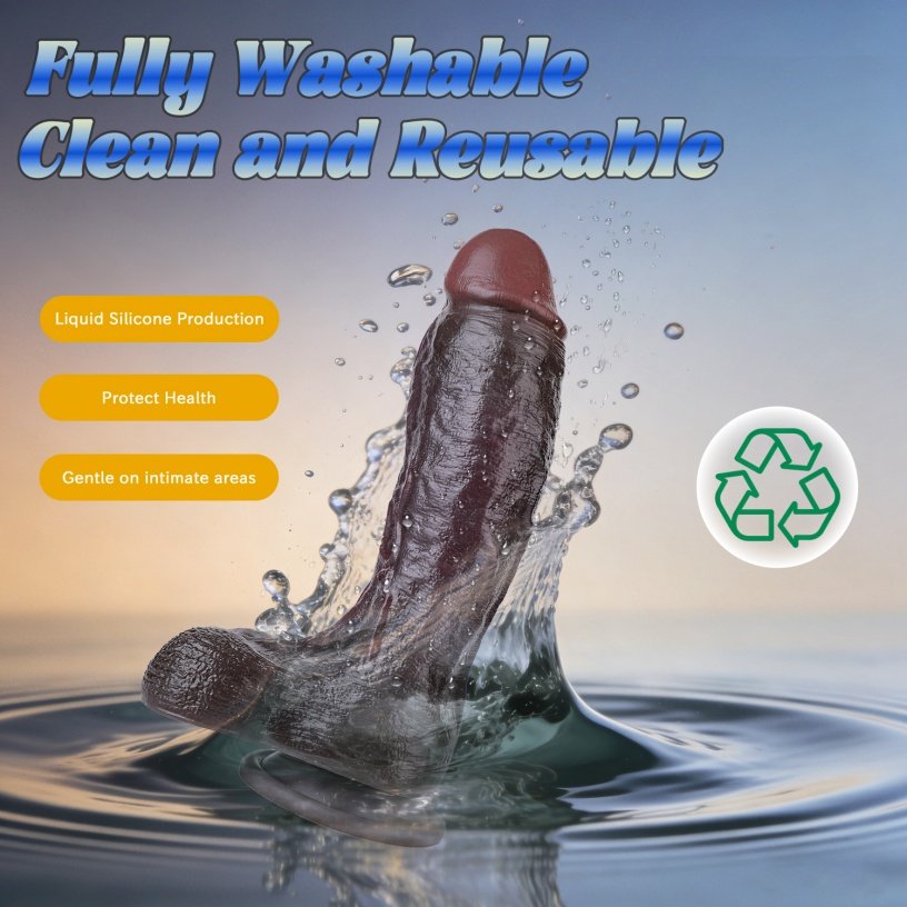Black Duke 9.44in Realistische Dildo met Zuignap: Dubbellaagse Siliconen G-Spot Stimulator voor Vrouwen die Masturberen - Afbeelding 11