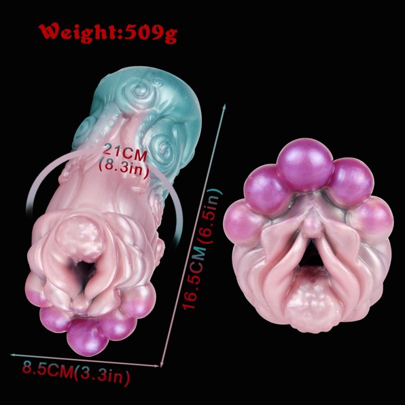 Fantasie Siliconen Pocket Pussi - Alien Blowjob Ervaring Male Sec Toys - Afbeelding 2