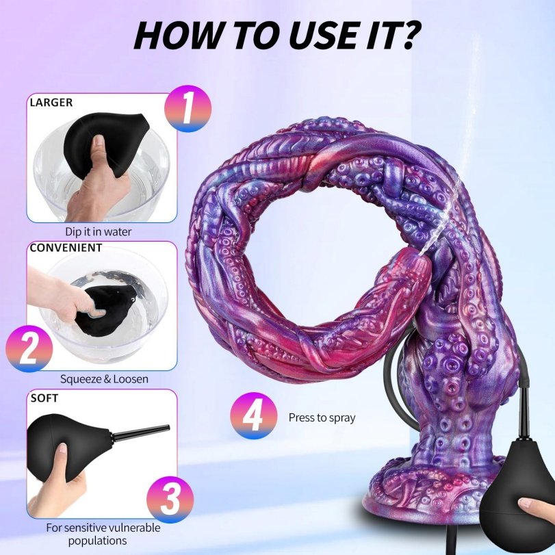 Lange Fantasy Tentakel Knot Dildo-Diepe G-Spot Stimulatie & Vaginale Expansie Sex Toys - Afbeelding 13