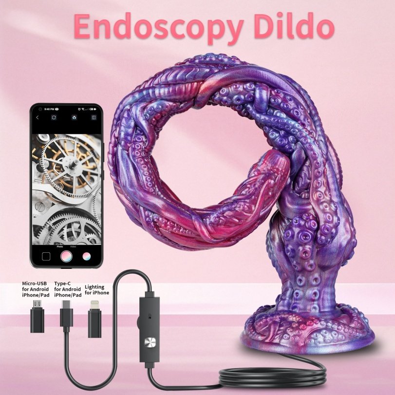 Lange Fantasy Tentakel Knot Dildo-Diepe G-Spot Stimulatie & Vaginale Expansie Sex Toys
