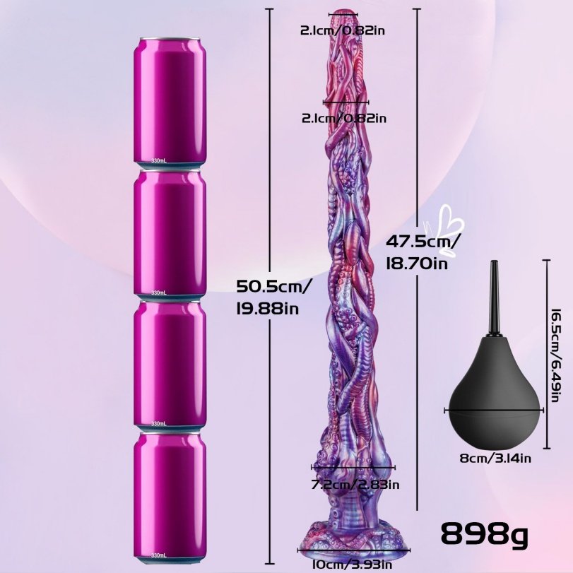 Lange Fantasy Tentakel Knot Dildo-Diepe G-Spot Stimulatie & Vaginale Expansie Sex Toys - Afbeelding 12