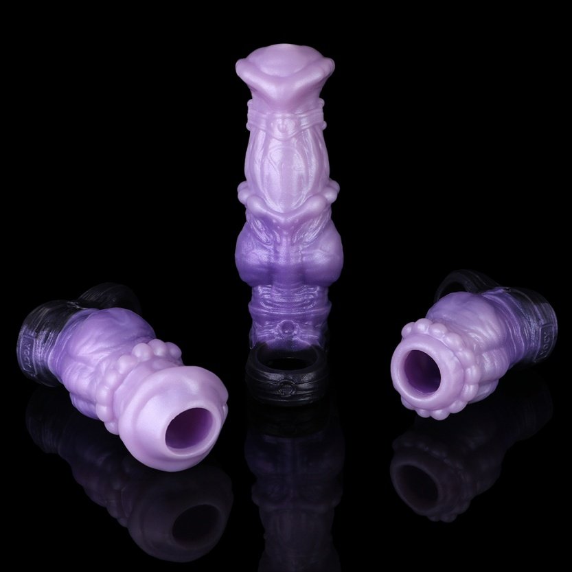 Gemini said Fantasie Siliconen Paard Dicksleeve - Vertraging van de Erectie & Stevige Penisrinf - Afbeelding 14