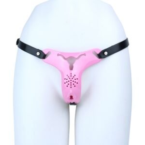 Fantasie Roze Vleeskleurige Siliconen Chastity Broek - Bondage Vrouwelijke Seks Strap On BDSM Toys