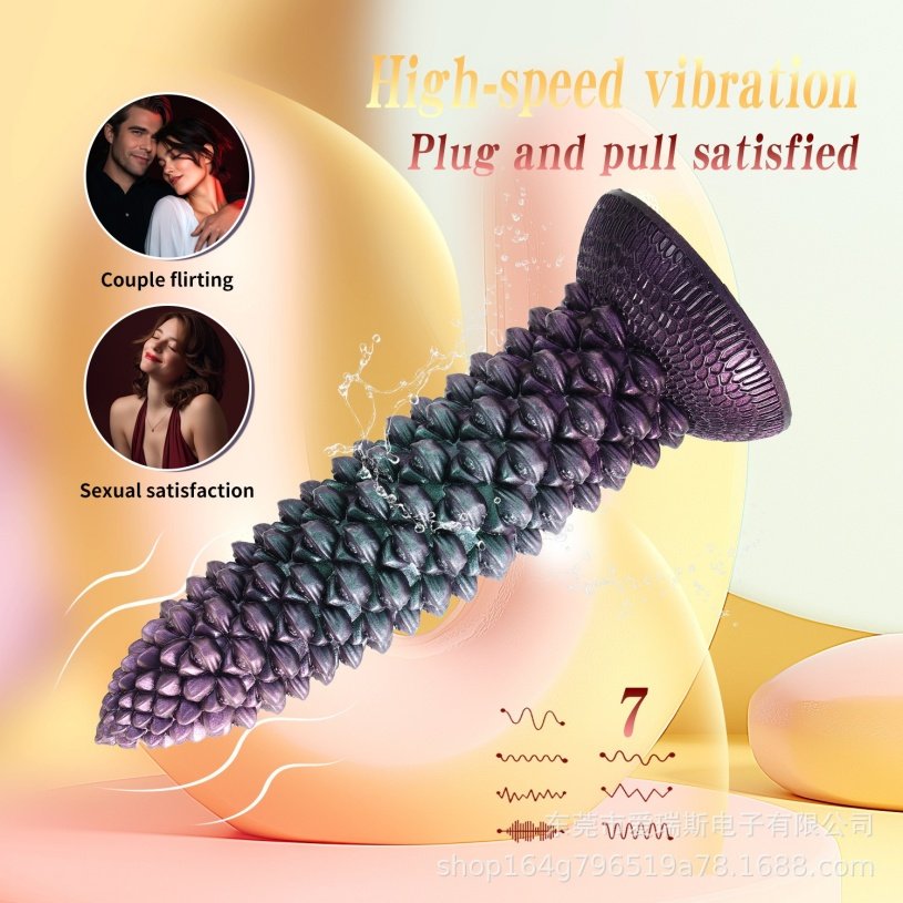 Alien Fantasie Monster Stotende Vibrator Dildo - Zuignap Dildo voor Vrouwen die Masturberen - Afbeelding 3