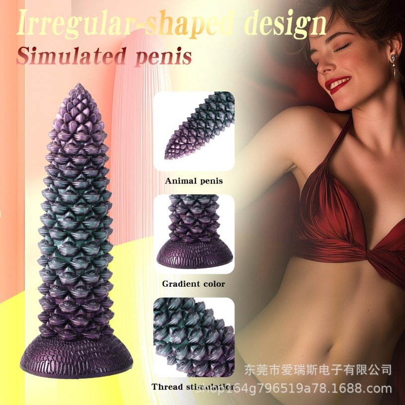 Alien Fantasie Monster Stotende Vibrator Dildo - Zuignap Dildo voor Vrouwen die Masturberen - Afbeelding 4