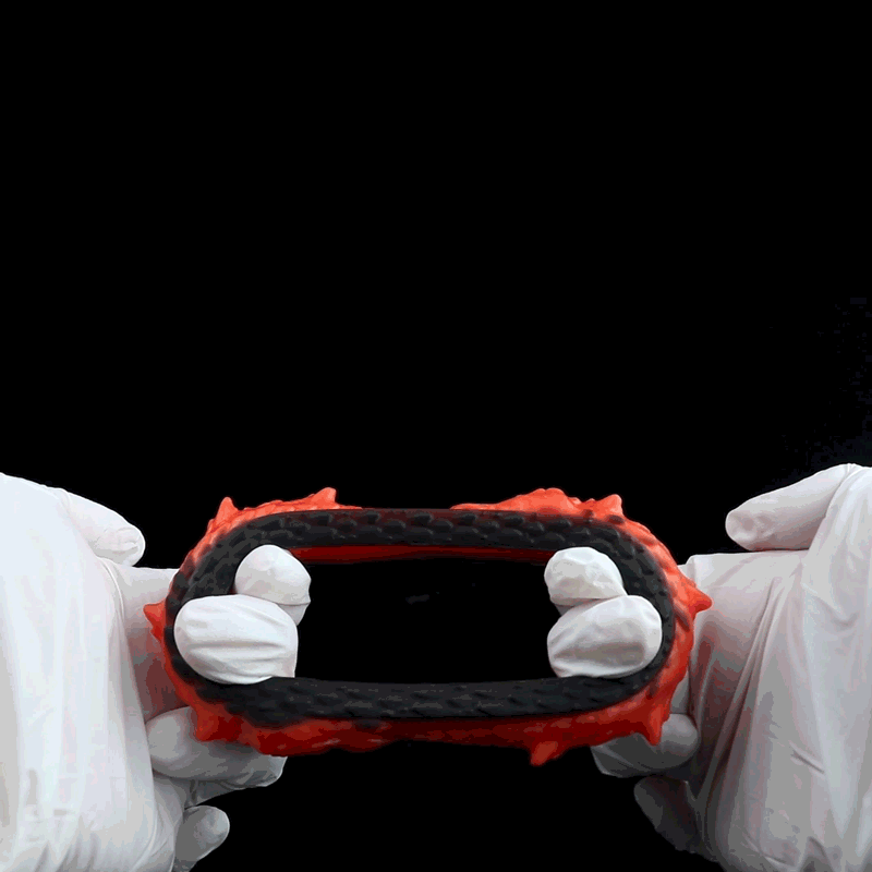 antasie Draken schubben Siliconen Cock Ring - Fysieke Oplossing voor Vroegtijdige Ejaculatie - Afbeelding 2