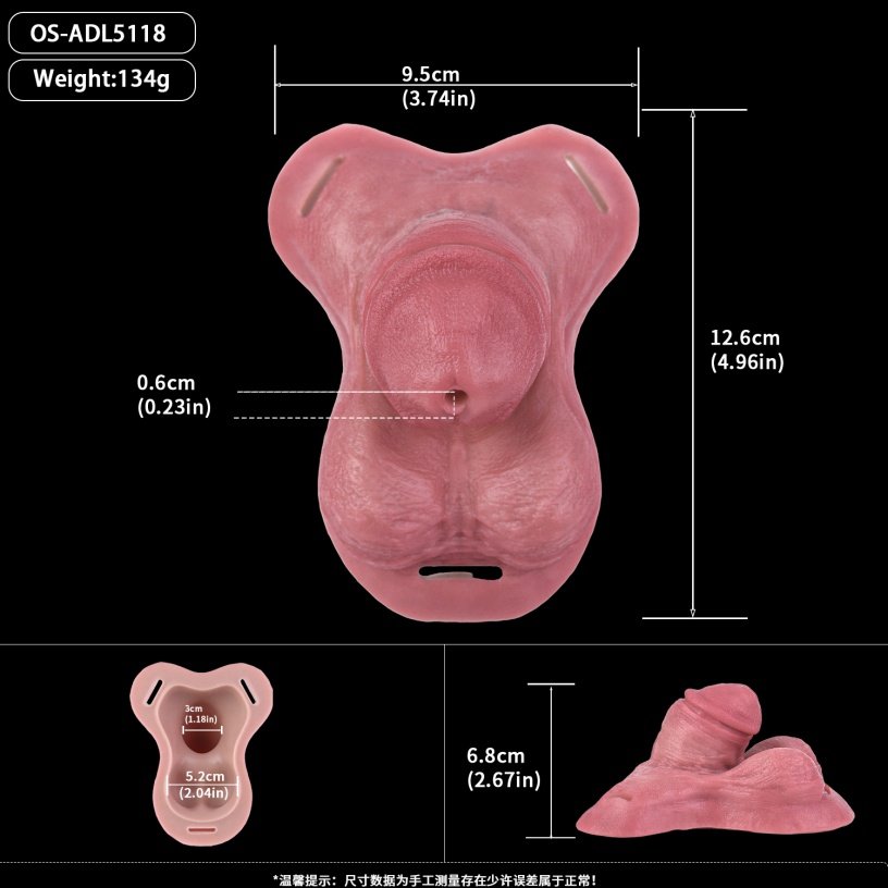 Siliconen Chastity Wearable om Erectie te Beperken - Sex Toys met Katheter voor Langdurig Gebruik - Afbeelding 11