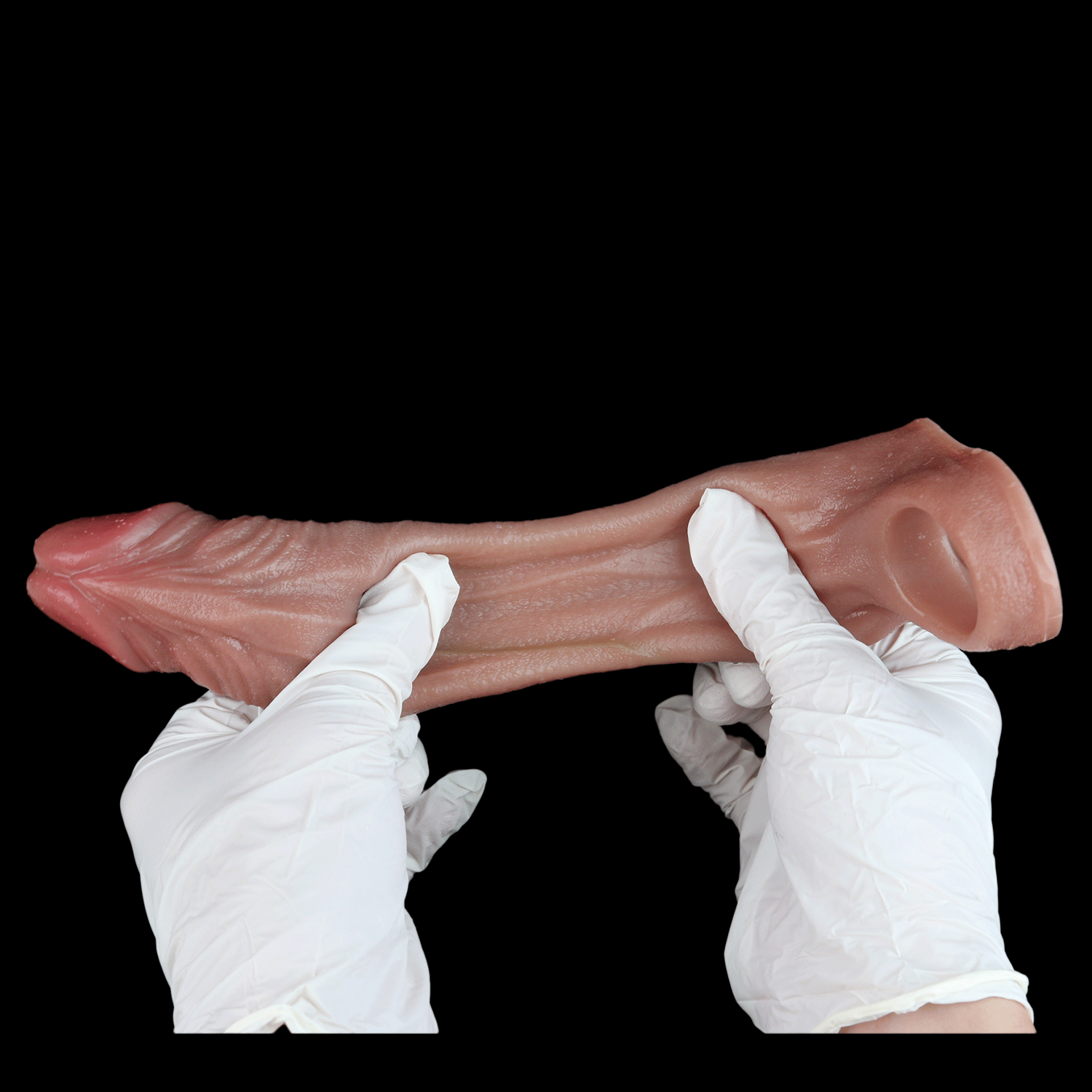 6.29 Inch Realistische Vlezige Siliconen Penis Sleeve – Slijtage en Sensitiviteit Verbeterende Sex Toys voor Mannen - Afbeelding 4