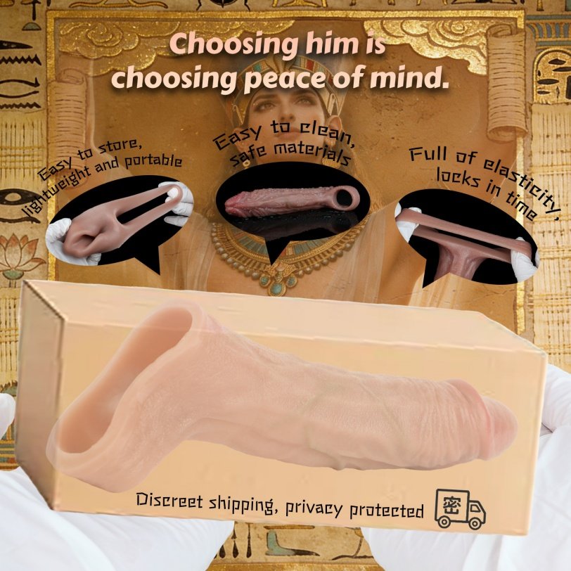 6.29 Inch Realistische Vlezige Siliconen Penis Sleeve – Slijtage en Sensitiviteit Verbeterende Sex Toys voor Mannen - Afbeelding 6
